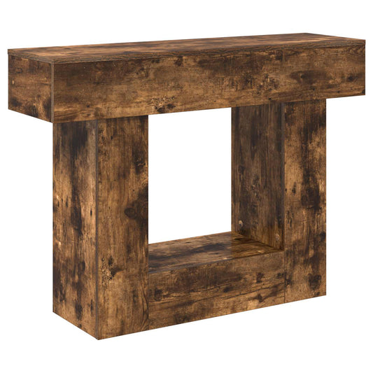 vidaXL Smoked Oak 101 x 30 x 74 cm