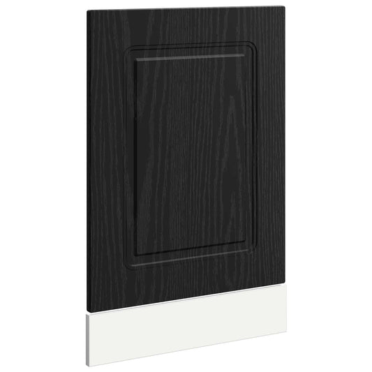 vidaXL Dishwasher Panel Kalmar Black Oak 45 x 1.5 x 57 cm
