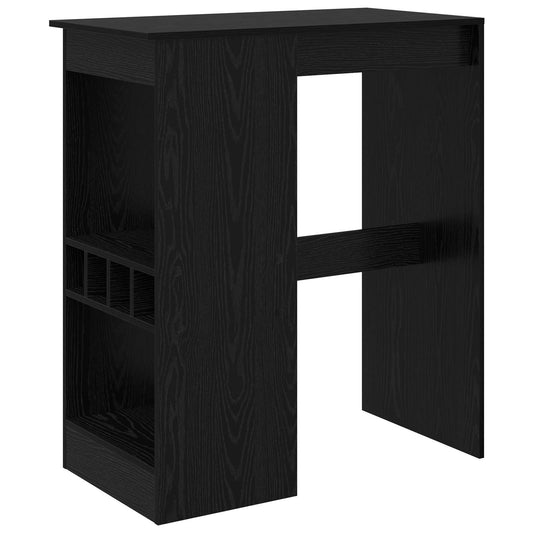 vidaXL Bar Table 90 x 47.5 x 103.5 cm Engineered Wood Black Oak