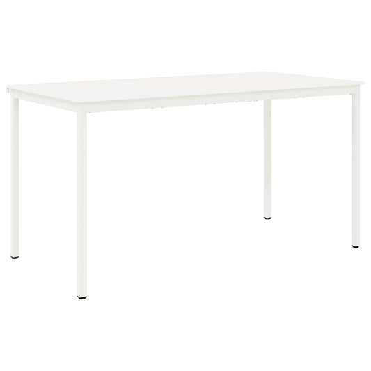 vidaXL Bar Table White 200 x 100 x 105 cm Solid Pine Wood