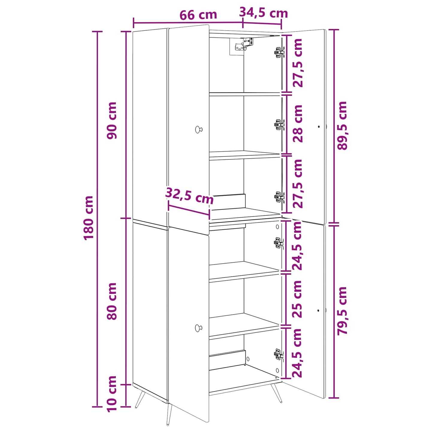 vidaXL Cabinet Set 2 pcs Old Wood Engineered Wood