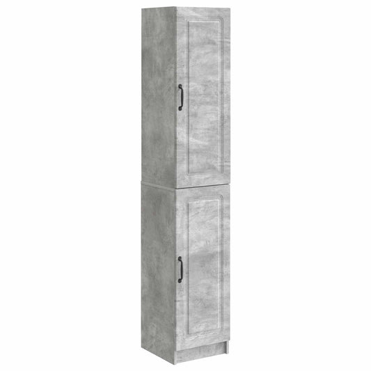 vidaXL Cabinet Set 2 pcs Concrete Grey Engineered Wood
