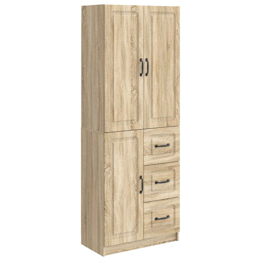 vidaXL Cabinet Set 2 pcs Sonoma Oak Engineered Wood