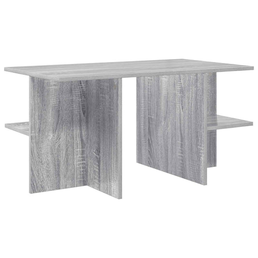 vidaXL Coffee Table Grey Sonoma 87 x 50 x 45 cm Engineered Wood