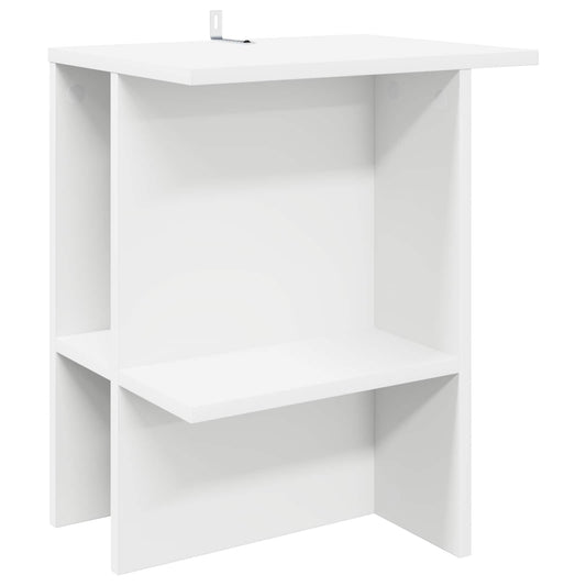 vidaXL Coffee Table White 40 x 30 x 49 cm Engineered Wood