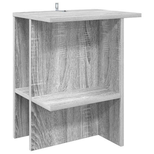 vidaXL Coffee Table Grey Sonoma 40 x 30 x 49 cm Engineered Wood
