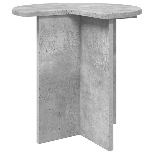 vidaXL Side Table Concrete Grey Ø 39 x 38 cm Engineered Wood