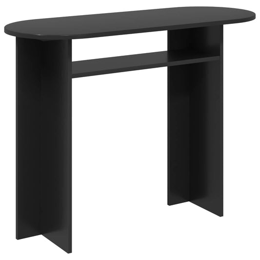 vidaXL Console Table Black 100 x 39.5 x 75 cm Engineered Wood