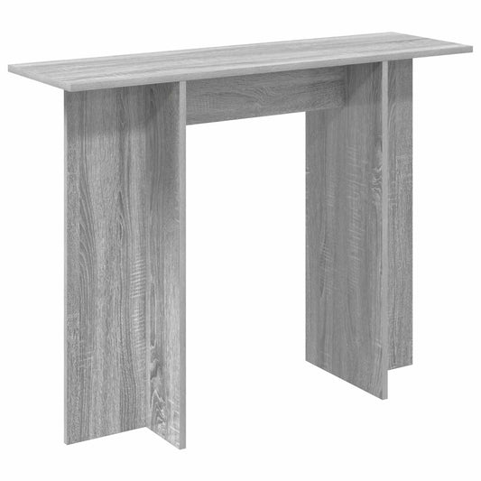 vidaXL Console Table Grey Sonoma 100 x 30 x 75 cm Engineered Wood