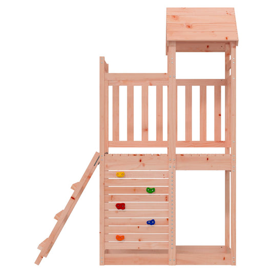 vidaXL Play Tower Brown Solid Douglas Wood
