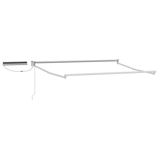 vidaXL Solar Electric Awning Frame 3 x 2.5 m White