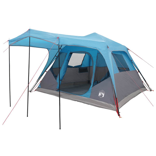 vidaXL Family Tent Blue 6-Person Polyester and Steel