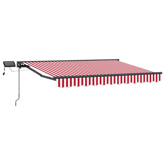 vidaXL Manual Awning Frame with LEDs 3 x 2.5 m
