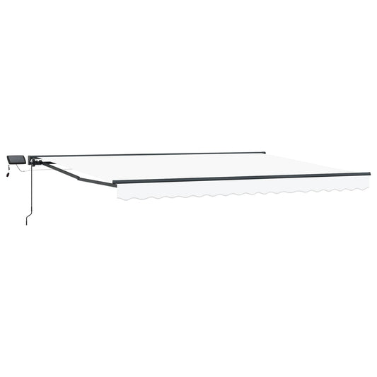 vidaXL Cassette Awning with Solar LED
