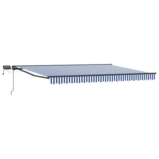 vidaXL Manual Awning Frame with LEDs 5 x 3.5 m