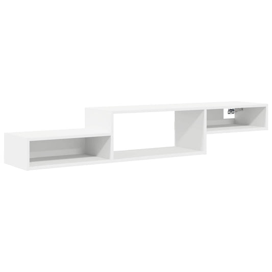 vidaXL Wall-mounted TV Cabinet Wall-Mounted White 150 x 28 x 26 cm