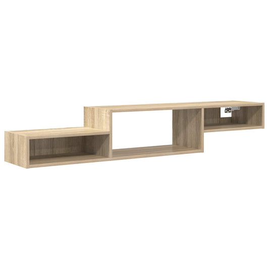 vidaXL Wall-mounted TV Cabinet Wall-Mounted Sonoma Oak