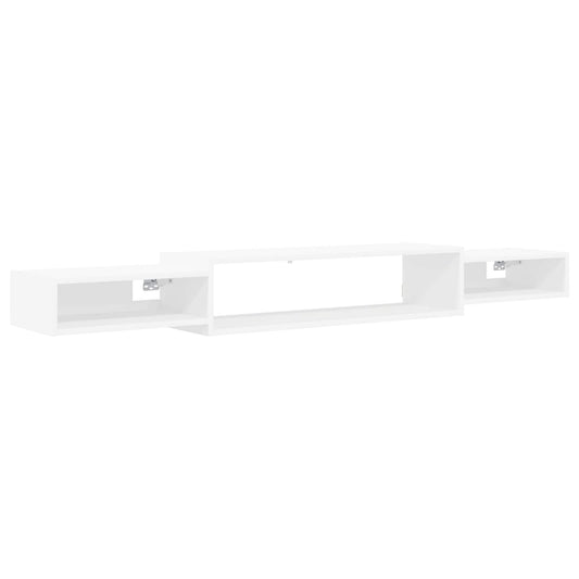vidaXL Wall-mounted TV Cabinet Wall-Mounted White 180 x 28 x 21 cm