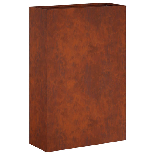 vidaXL Garden Planter Rusty 40 x 20 x 75 cm Weathering Steel