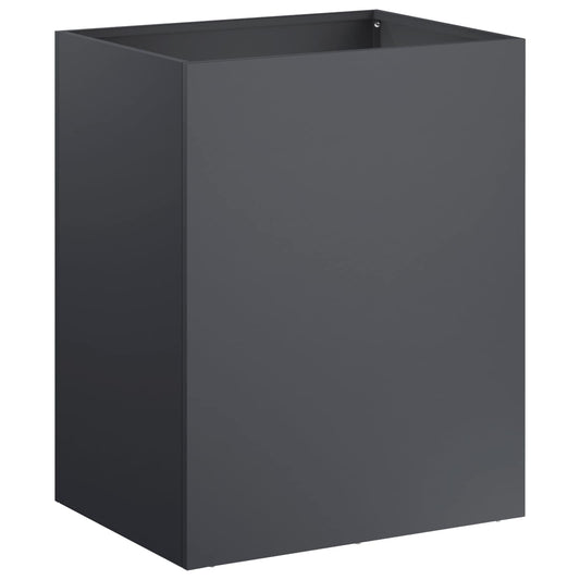vidaXL Garden Planter Anthracite 40 x 30 x 50 cm Cold-rolled Steel