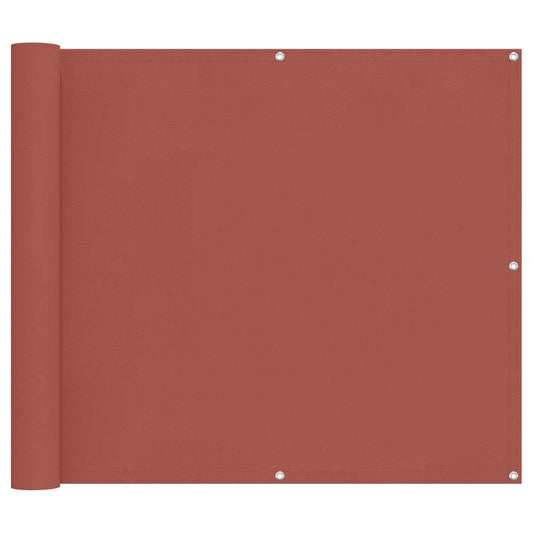 vidaXL Balcony Screen Terracotta 100 x 300 cm Oxford Fabric