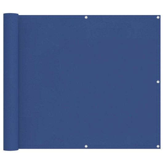 vidaXL Balcony Screen Blue 90 x 200 cm Oxford Fabric