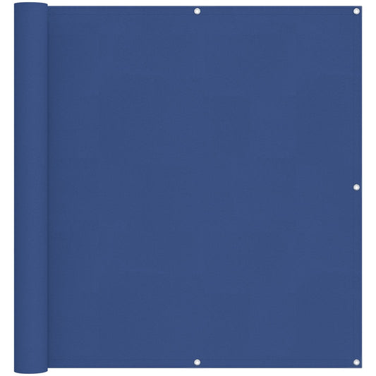 vidaXL Balcony Screen Blue 110 x 200 cm Oxford Fabric