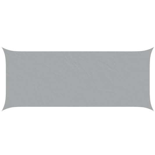 vidaXL Sun Shade Sail Light Grey 6 x 2.5 m 100% Polyester Oxford