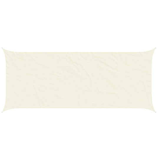 vidaXL Sun Shade Sail Cream 6 x 2.5 m 100% Polyester Oxford