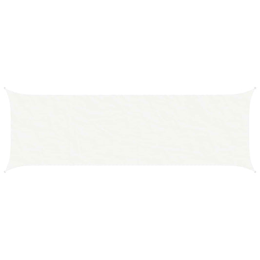 vidaXL Sun Shade Sail White 6 x 2 m 100% Polyester Oxford