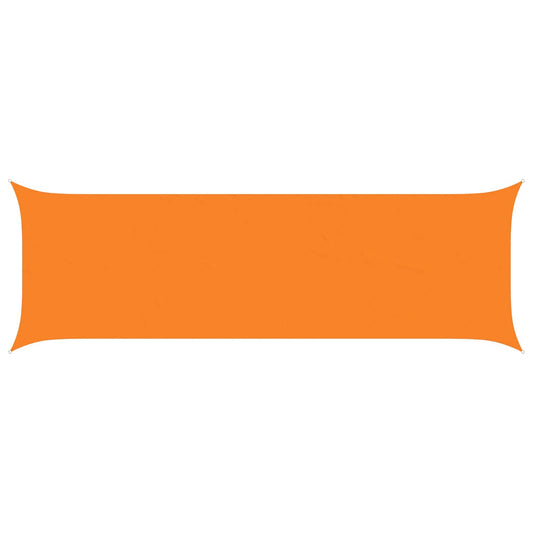 vidaXL Sun Shade Sail Orange 6 x 2 m 100% Polyester Oxford