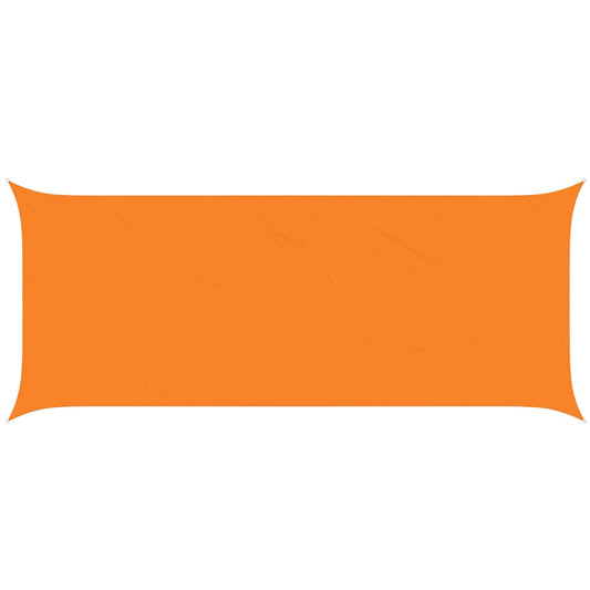 vidaXL Sun Shade Sail Orange 6 x 2.5 m 100% Polyester Oxford