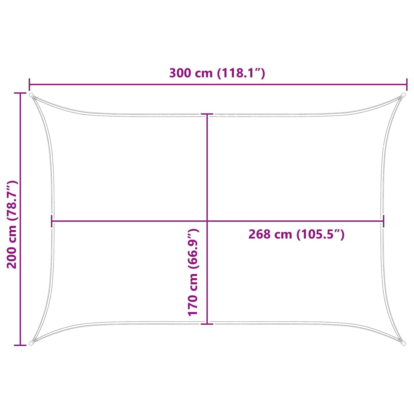 vidaXL Sun Shade Sail PU coated oxford