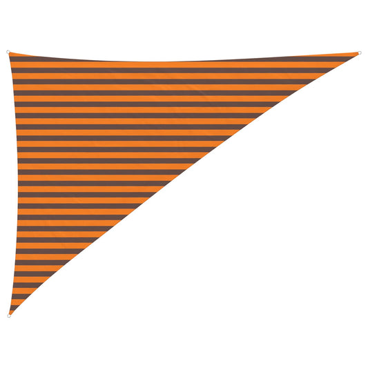 vidaXL Sun Shade Sail Orange and Brown 3 x 4 x 5 m