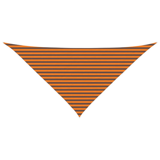 vidaXL Sun Shade Sail Orange and Brown 4 x 4 x 5.8 m