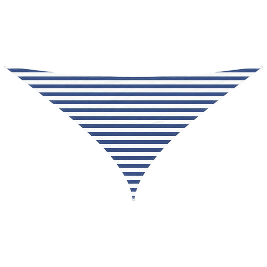 vidaXL Sun Shade Sail Blue and White 3 x 3 x 4.24 m