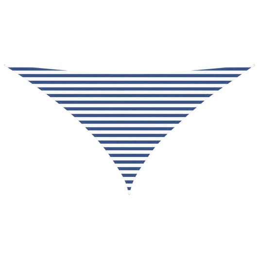 vidaXL Sun Shade Sail Blue and White 3.5 x 3.5 x 4.9 m