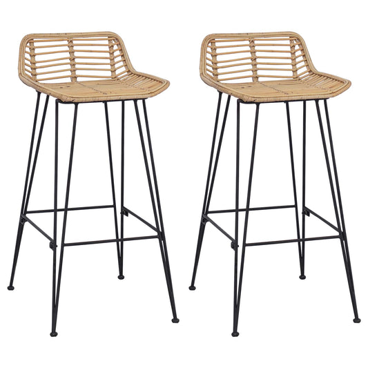 vidaXL Bar Chair 44 x 46 x 91 cm Rod Iron Dia, 10mm