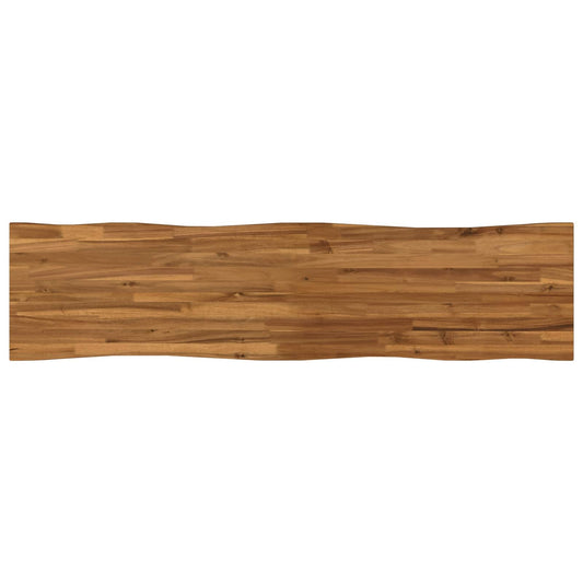 vidaXL Live Edge Table Top 140 x 40 x 3 cm Rectangular