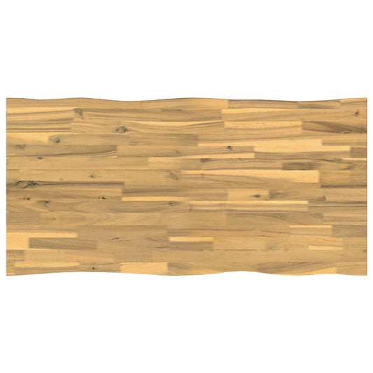 vidaXL Live Edge Table Top 100 x 60 x 3 cm Rectangular