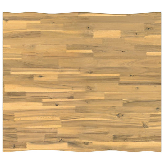 vidaXL Live Edge Table Top 100 x 80 x 3 cm Rectangular