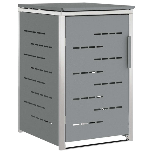 vidaXL Wheelie Bin Storage for 1 Bin 240L Grey