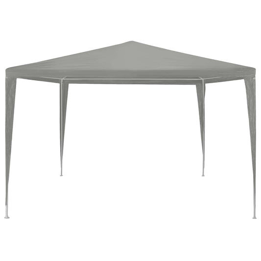 vidaXL Party Tent Light Grey 300 x 300 x 255 cm PE and Steel