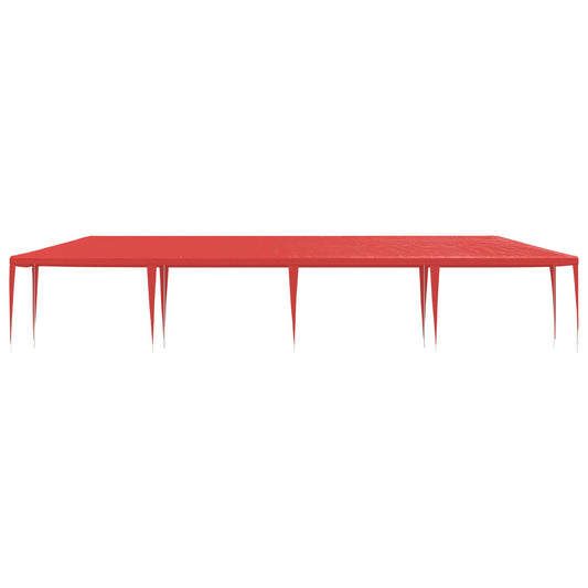 vidaXL Party Tent Red 1200 x 300 x 255 cm PE and Steel