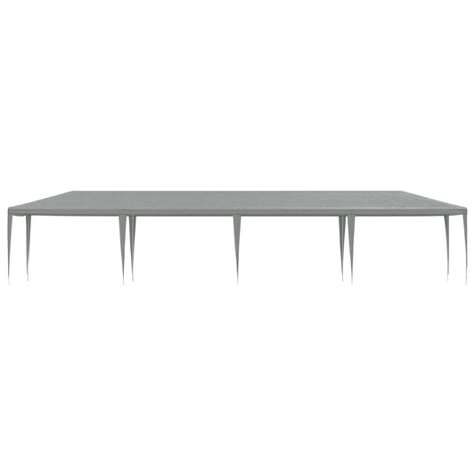 vidaXL Party Tent Light Grey 1200 x 300 x 255 cm PE and Steel