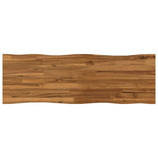 vidaXL Live Edge Table Top 100 x 40 x 3 cm Rectangular