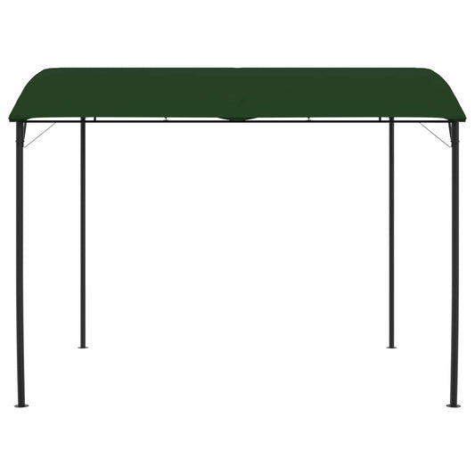vidaXL Gazebo 3 x 3 x 2.55 m Green Powder-Coated Steel and Fabric