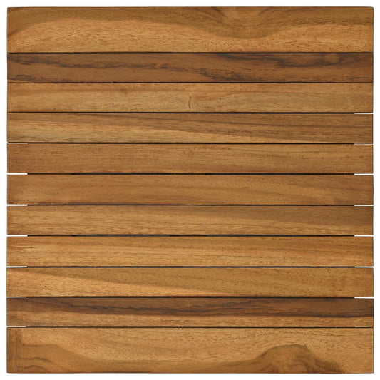 vidaXL Table Top 40 x 40 x 3.5 cm Square Solid Teak Wood Natural
