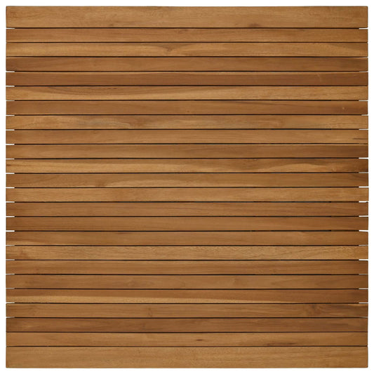 vidaXL Table Top 90 x 90 x 3.5 cm Square Solid Teak Wood Natural