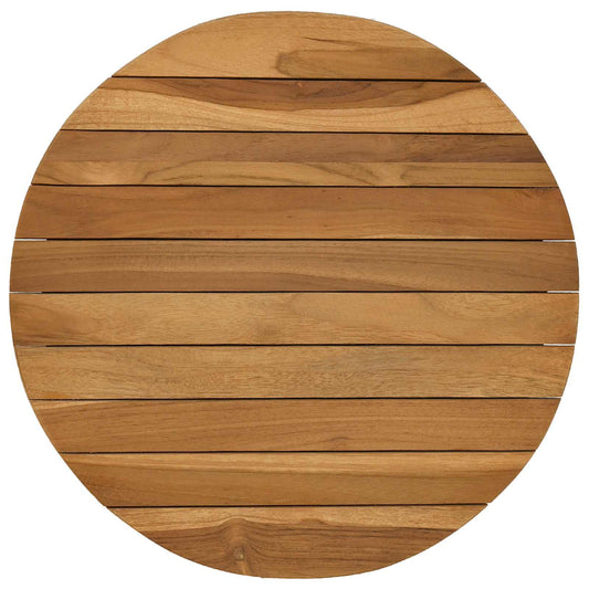 vidaXL Table Top Ø 40 x 3.5 Round Solid Teak Wood Natural